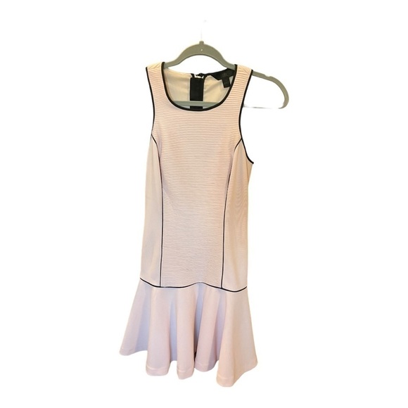 Banana Republic Monogram Retro Dress Size 2 Soft Pink - Picture 2 of 10